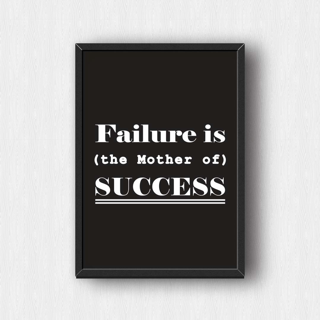 Failure Is The Mother Of Success Proverb Unavailable Listing on Etsy