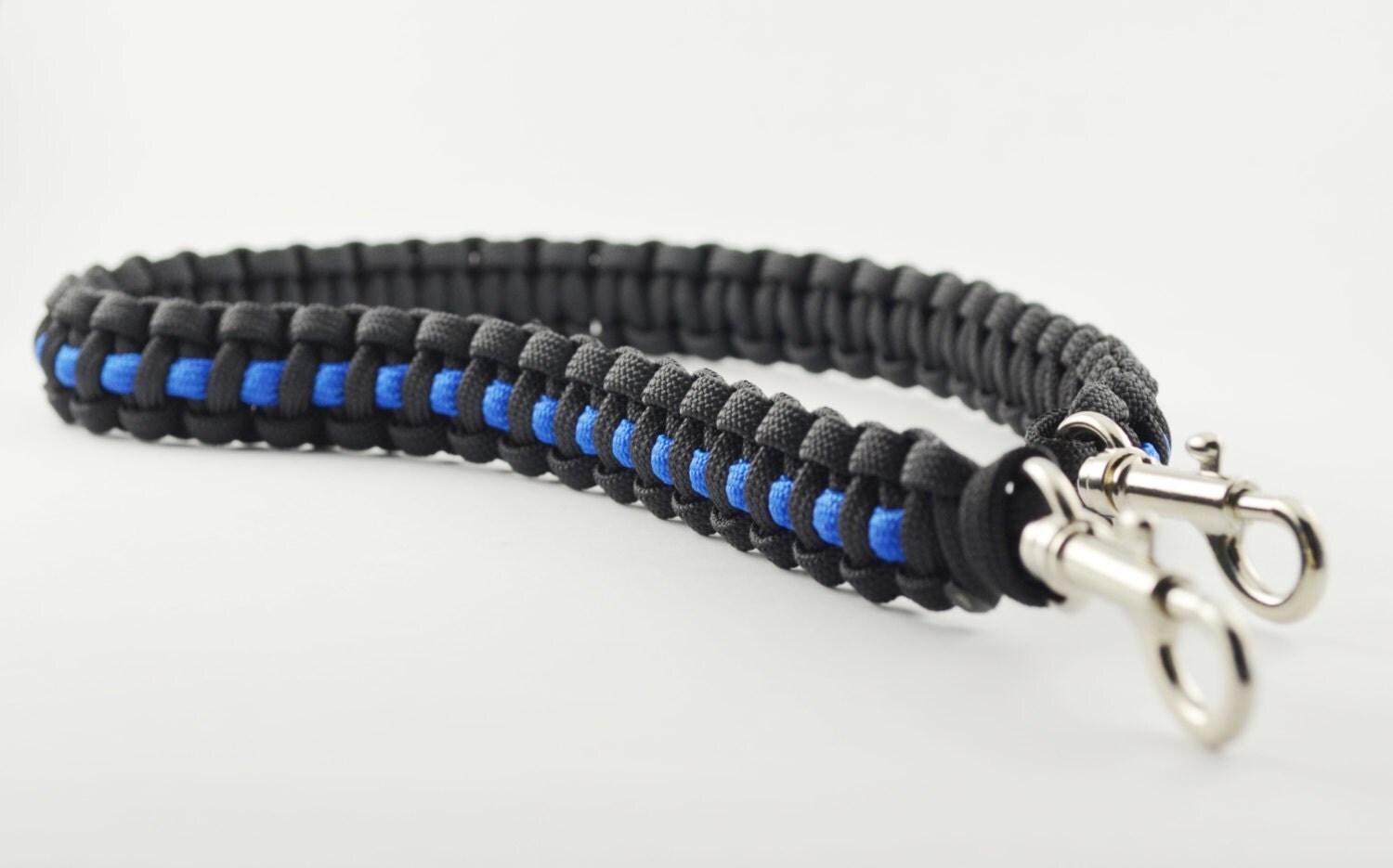 Police thin blue line - 550 paracord survival lanyard - handmade