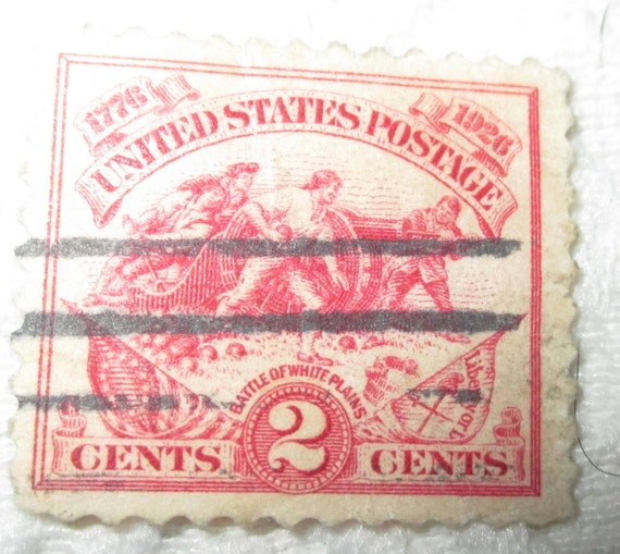 Used U.S. Postage 2 Cent Stamp by shop2cuties on Etsy