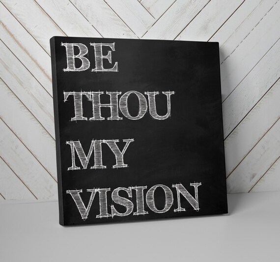 Be Thou My Vision Wall Art Scripture Canvas Art