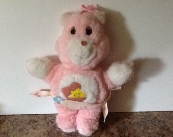 Vintage CARE BEARS Handmade Plush Baby Hugs Bear