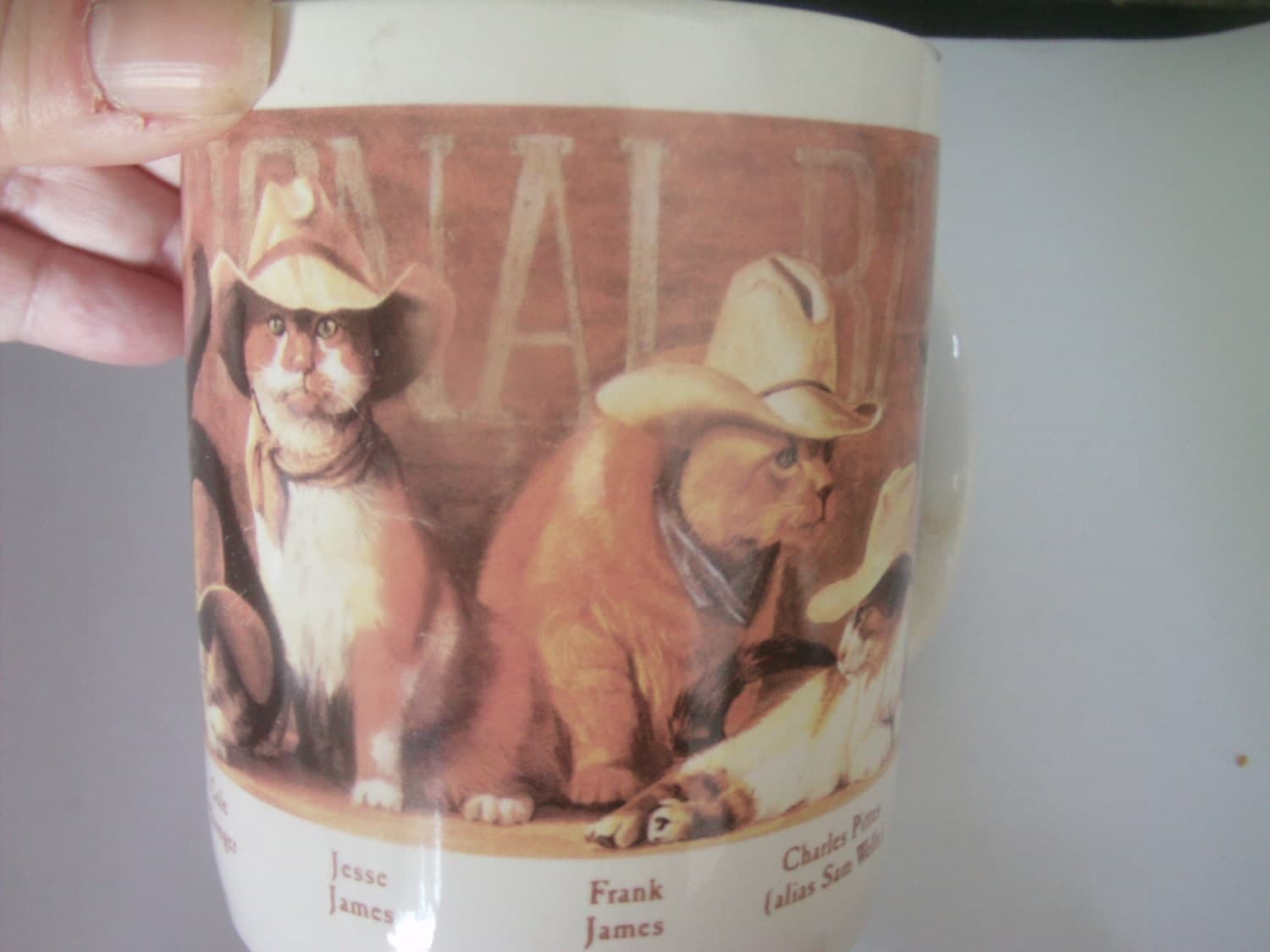 Vintage Cat Coffee Cup / Coffe Cups / Western Coffee Cup