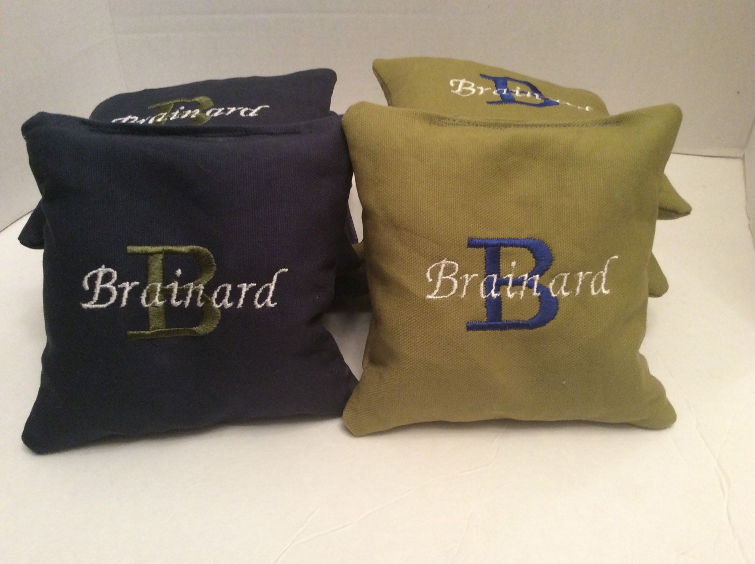 Monogrammed Cornhole Bags Custom Corn Hole Bags Personalized