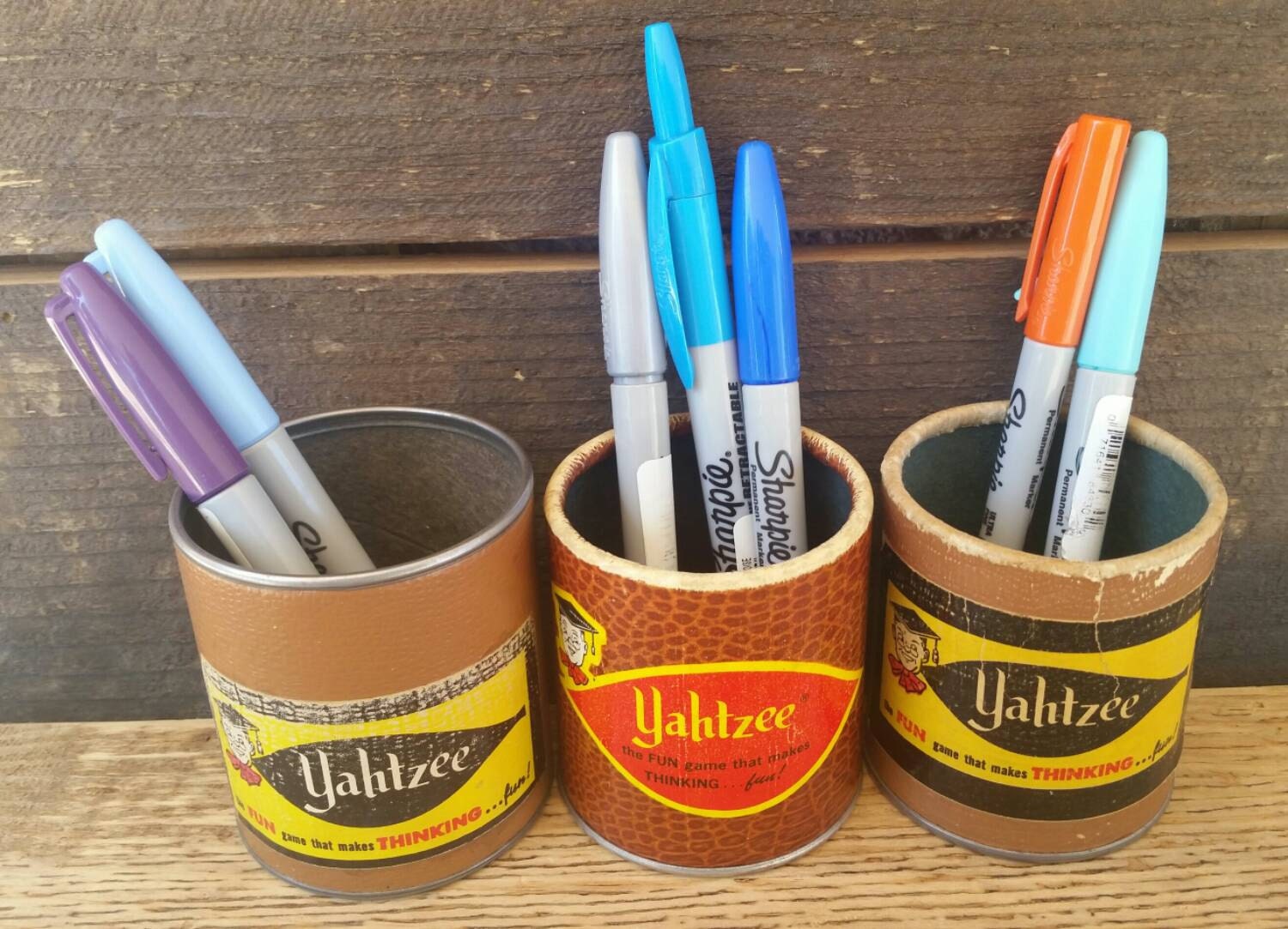 Yahtzee Cup Vintage Dice Cup Game Accessories Game by PIVOT180