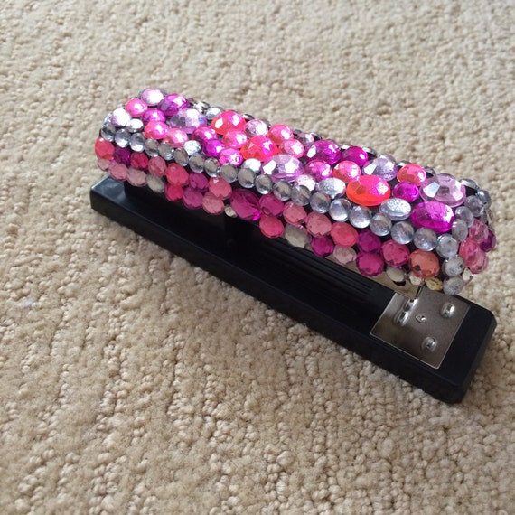 rhinestone hair stapler