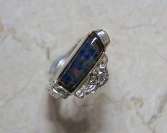 Silver opal engagement ring everquest