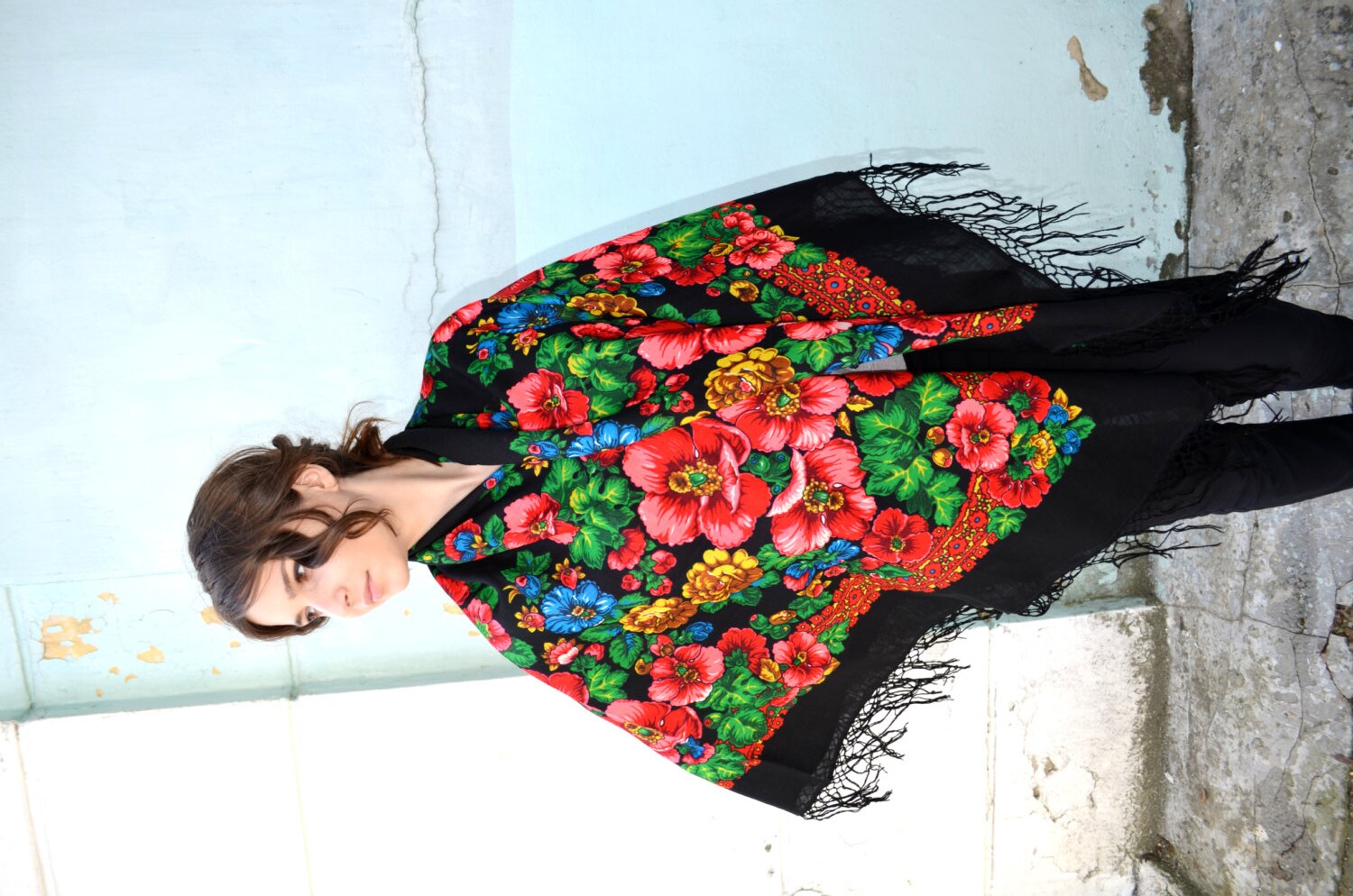 traditional russian shawl