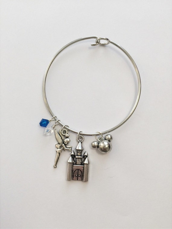 Disneyland Charm Bracelet. Disney Jewelry by ohdarlingjewelry