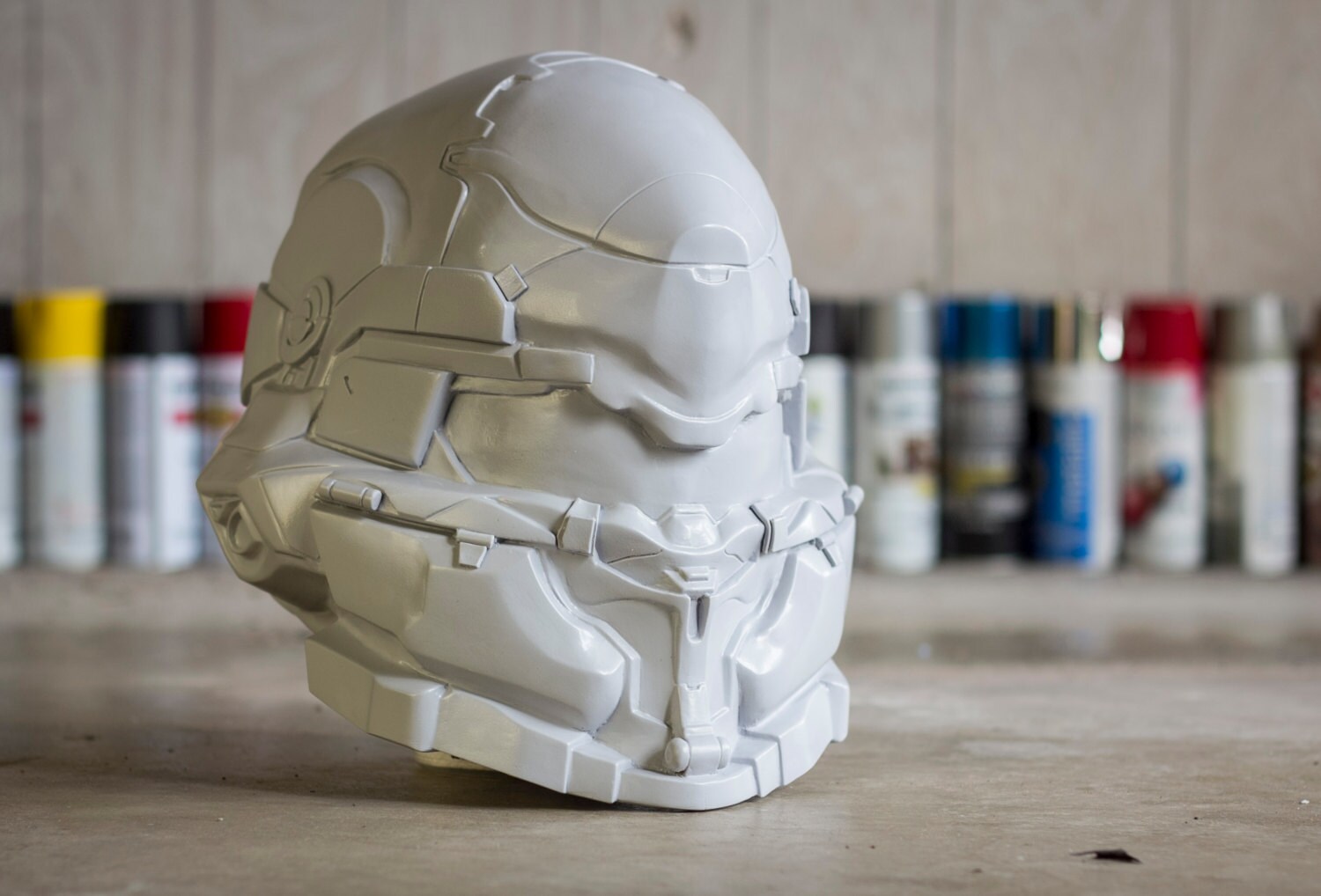 Spartan Locke Halo 5 Hunter Replica Helmet RAW CAST