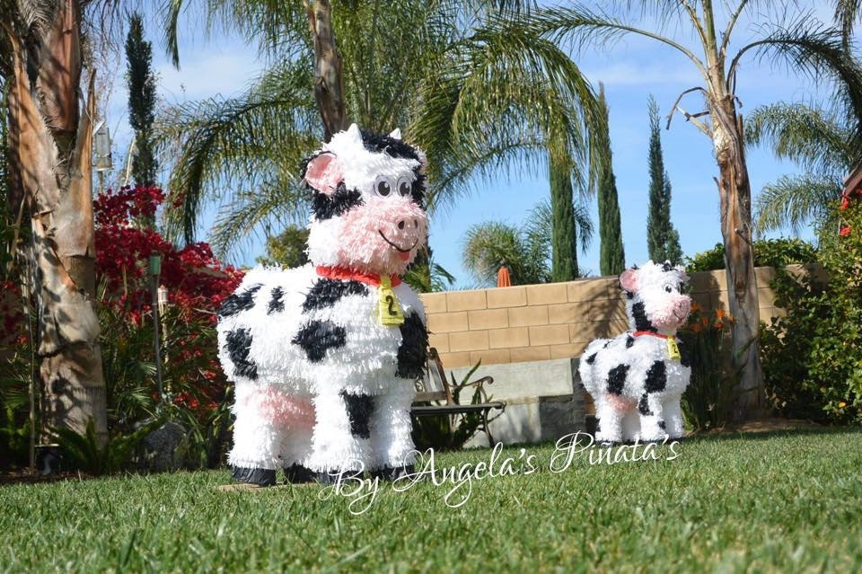 Custom Cow Pinata Farm Birthday pinata Custom Farm Animals
