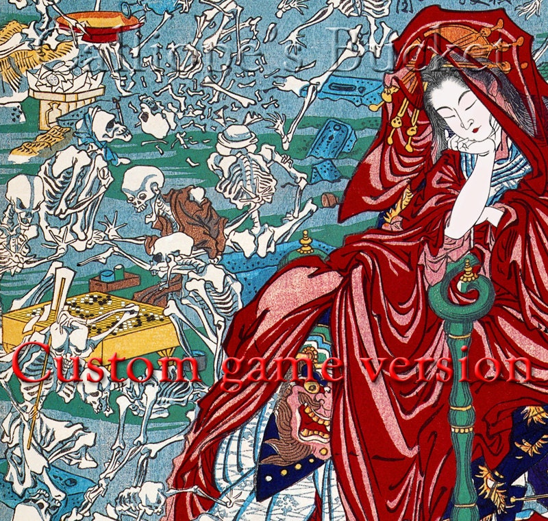 The Hell Courtesan Jigoku Dayu Enlightenment this Ukiyoe