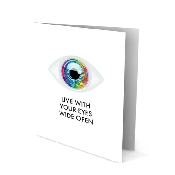 Eyes Wide Open Greeting Card!