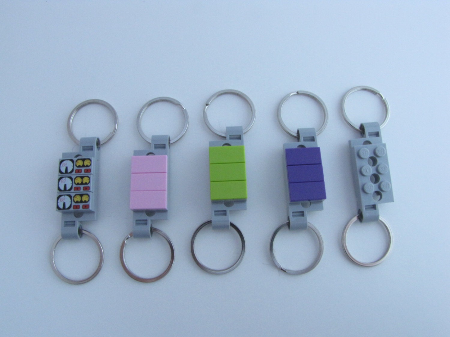 Quick Release Valet Key Chain Made with Authentic by brickablocks