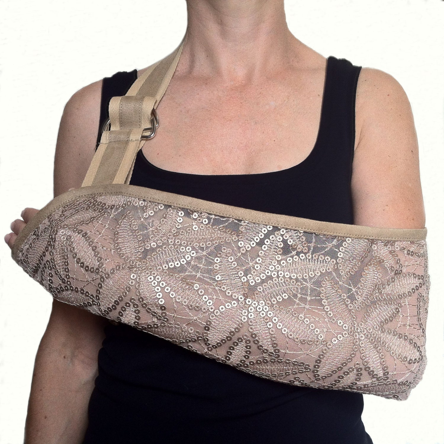 Subtle Sequin Designer Arm Sling