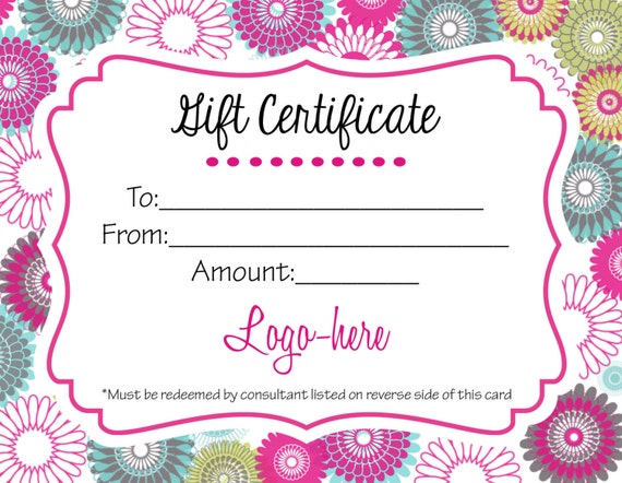 Direct Sales Gift Certificate Bubble Bloom Many By Somethingsamiss Paparazzi Gift Certificate Template