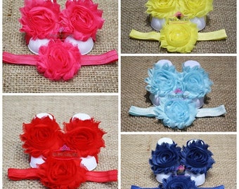 Baby Barefoot Sandals Set - Baby Shoes - Baby Sandals - Newborn Sandals - Newborn Shoes - barefoot sandals baby - Baby Shower Gift - Sandals