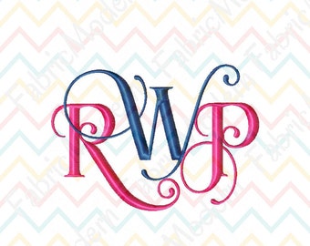 Interlocking font | Etsy