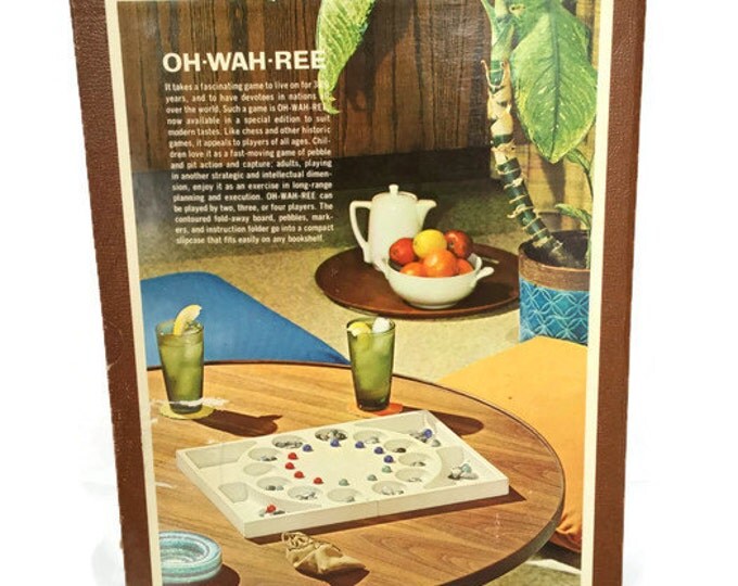 Oh-Wa-Ree - Sophisticated Marble Rock Game - Vintage 1962 Bookshelf Game - Perfect for Cocktail Parties - Mad Men
