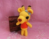 Amigurumi Giraffe Crochet Giraffe Stuffed Animal Stuffed Toy Giraffe Kids Toy Gift Ideas Kawaii Giraffe Plush Home Decor