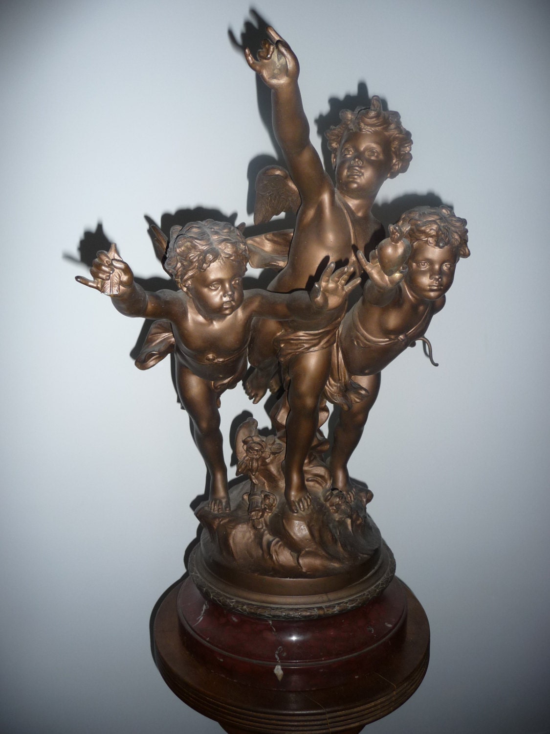 antique spelter figures