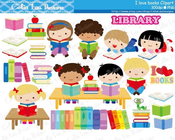 book lovers clip art - photo #14