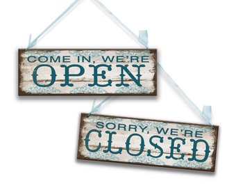 Open closed sign | Etsy