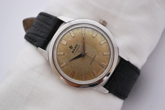 Vintage Rado President Stainless Steel Hand Winding Mens Watch 298 -  Make me an offer!