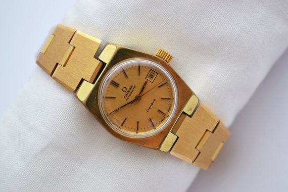 Vintage Omega Geneve Cal.684 Automatic Gold Plated Ladies Petite Watch 564 - Make me an offer!