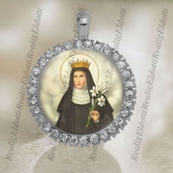 St. Patricia Catholic Religious Jewelry Patron Saint Medal