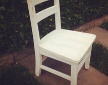 Popular items for distressed chair on Etsy