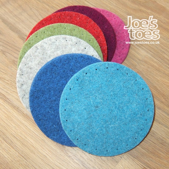 Felt Patch 4 Circle with Punch Holes