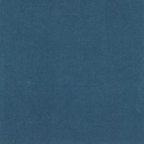 Teal Blue Organic Cotton Solid Fabric Moda 14100 17 Teal
