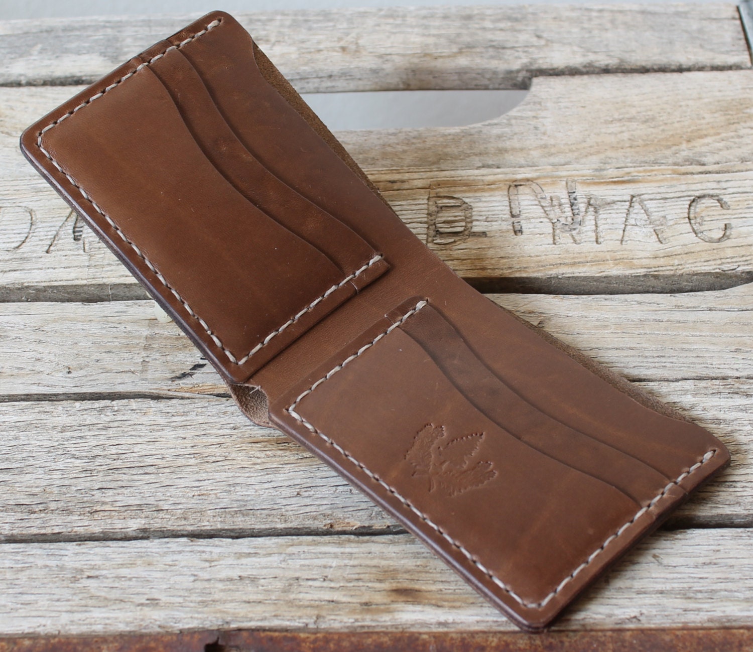 Horween Chromexcel Leather Wallet / Mens Leather Wallet / USA