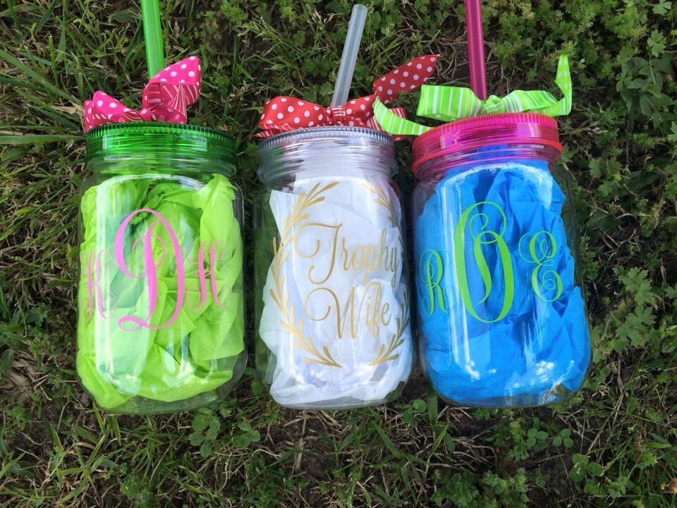 Monogram Cups