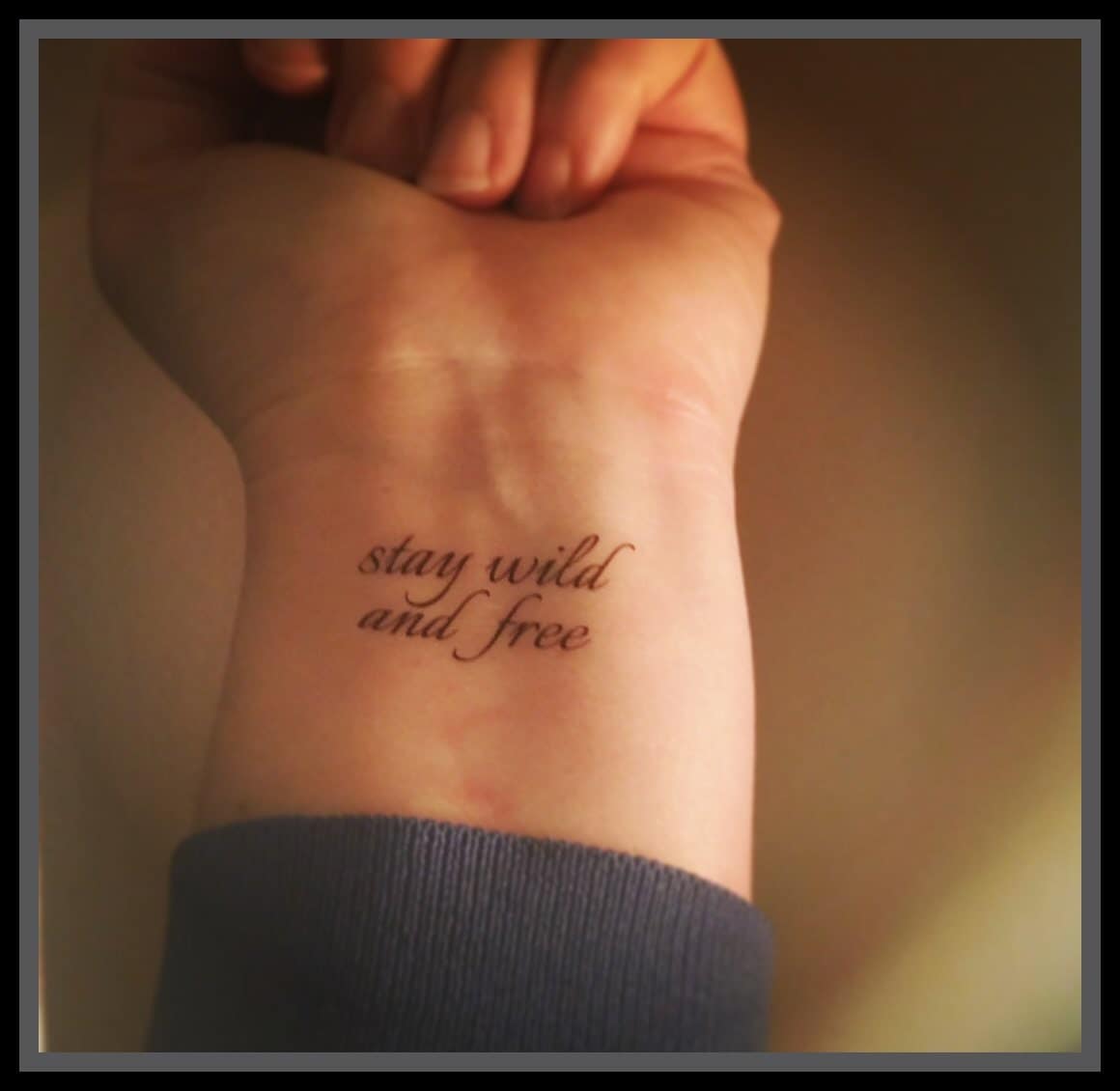 quote temporary tattoo fake quote tattoo wrist tattoo