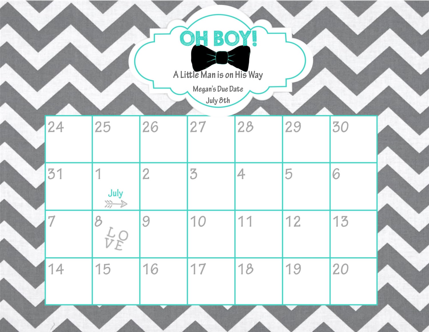 bow-tie-baby-shower-due-date-calendar-baby-shower-game
