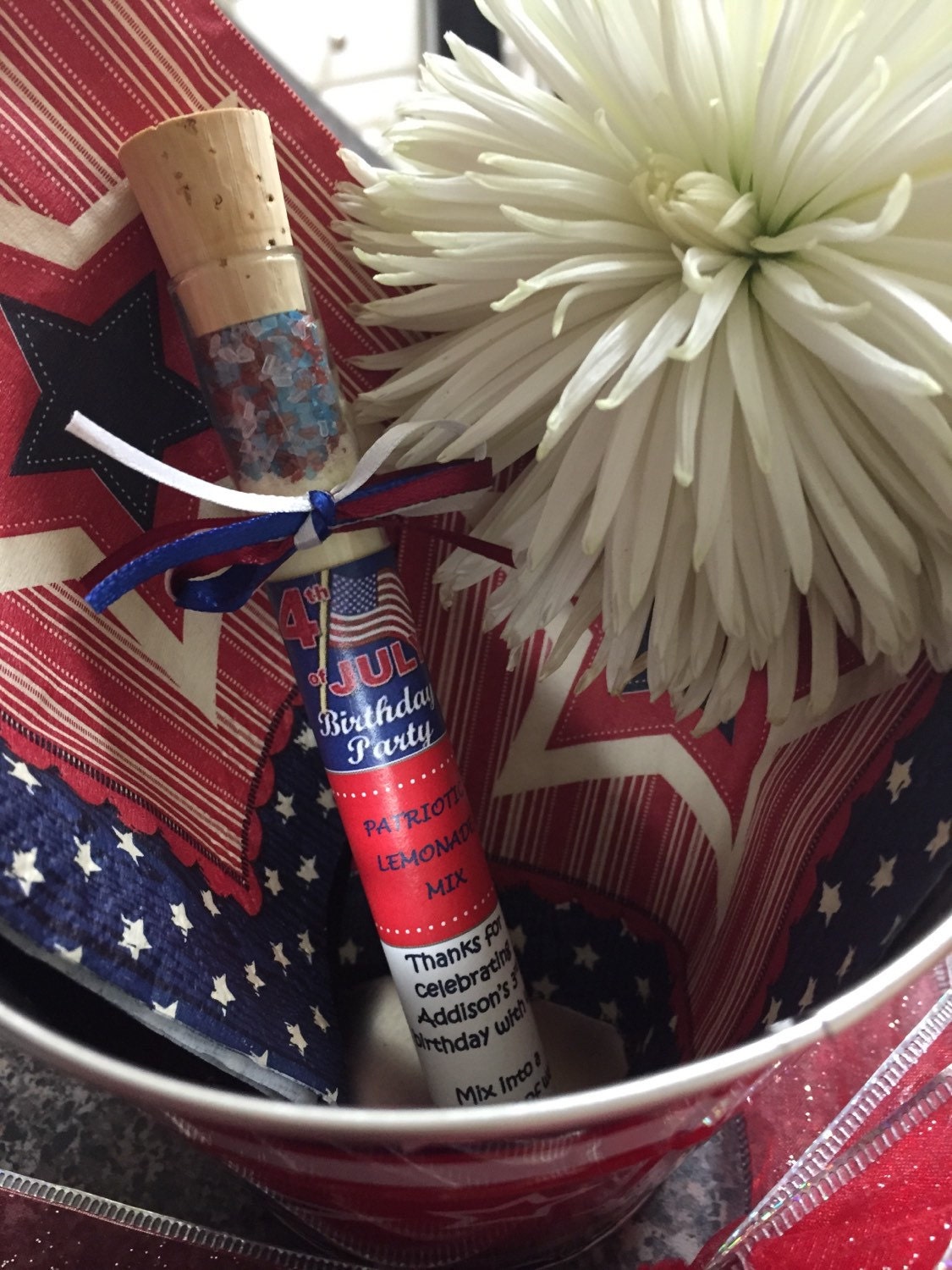 4th of July Birthday Party Favors by FaithfullyCharmed23 on Etsy