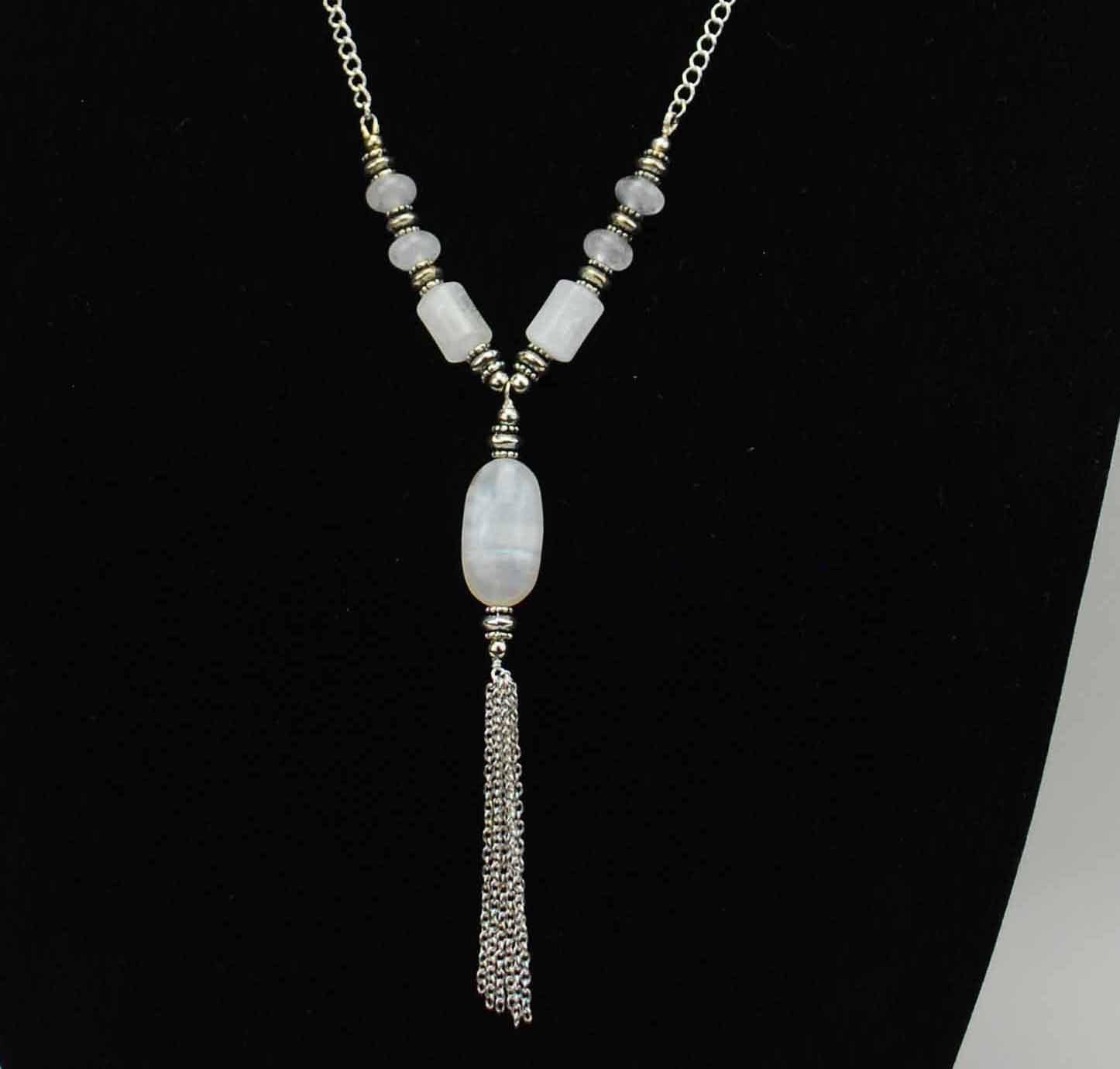 Handcrafted Chalcedony Necklace By Hilltopgems On Etsy