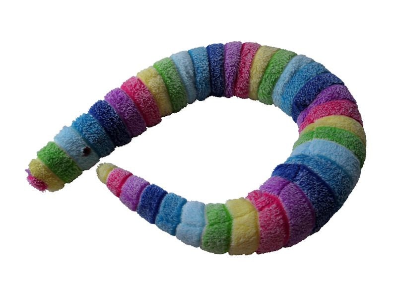 giant plush worm