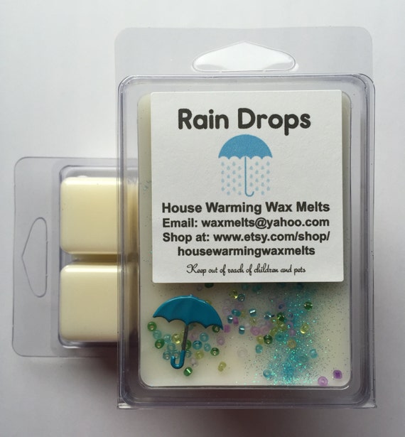 Rain Drops Wax Melts Fresh and Clean wax by HouseWarmingWaxMelts