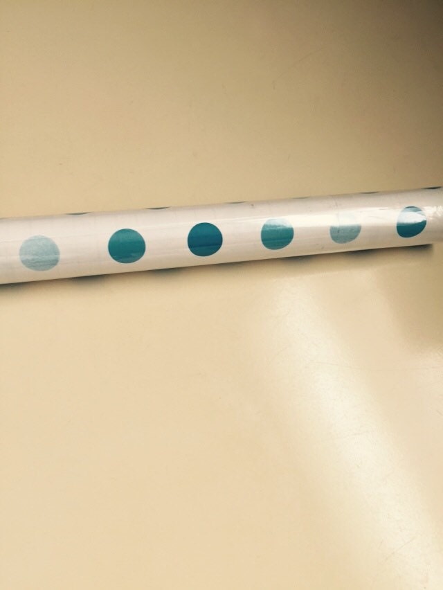 Peel & Stick contact paper. Navy and white scallop by BBBeadsAll