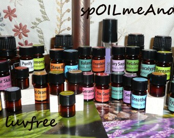 1ml Essential Oil Sample for Travel Trial ~ Single and Blended oils