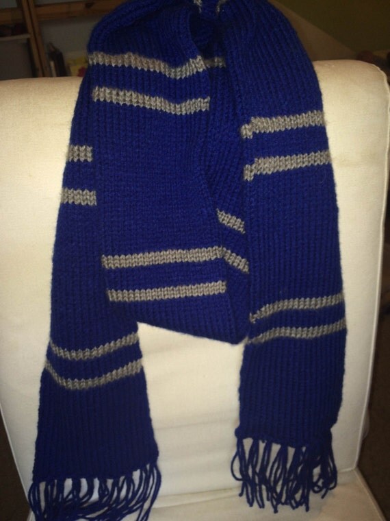 Ravenclaw Scarf by RachelZKnits on Etsy