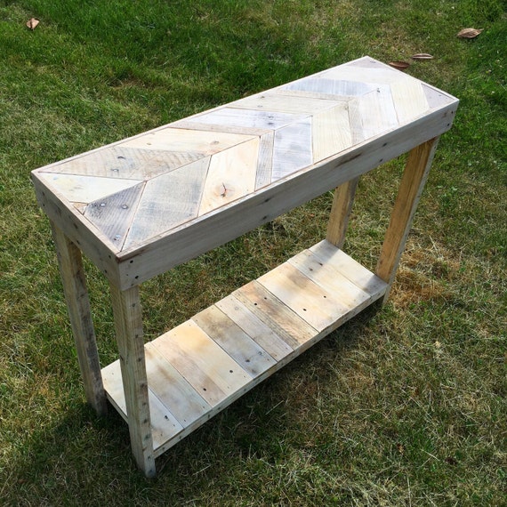 Reclaimed Wood Console Table by CarolinaReclaimed on Etsy
