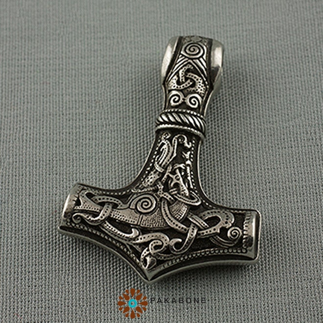 Thor's Hammer Mjollnir Mjolnir Mjölnir Viking Jewelry by PAKABONE