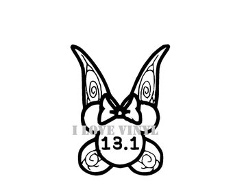 Tinkerbell Marathon Tink Wings Car Decal