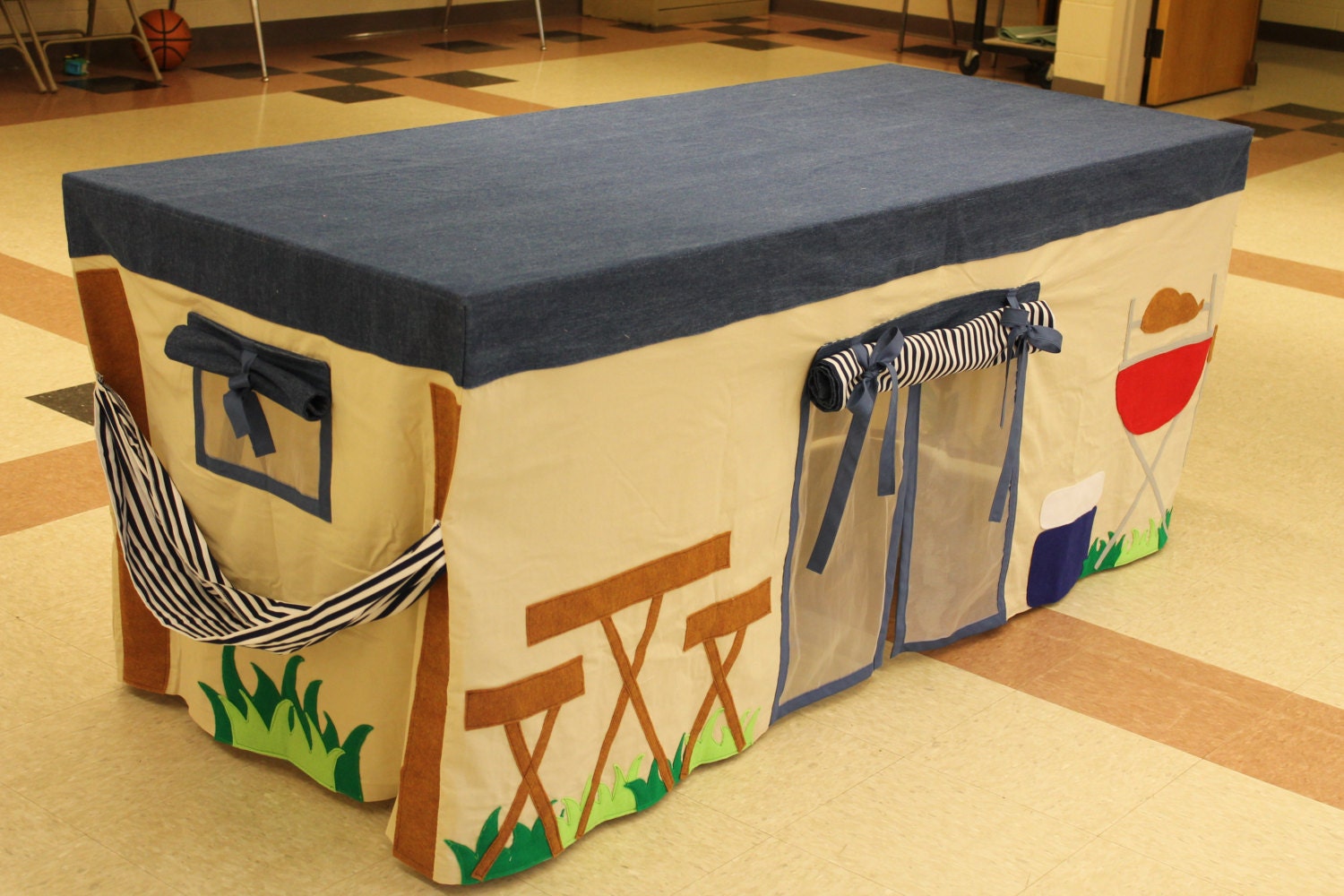 Made to order Camping Tent Tablecloth fort playhouse custom