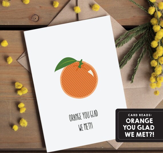 you glad we met?! | Anniversary card | Love card | Valentines day Card ...
