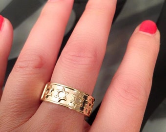 Star of david, jewish star, sterlin silver ring, jewish ring, jeweish symbol, jewish jewelry, dainty jewelry,Magen David ring, Kabbalah
