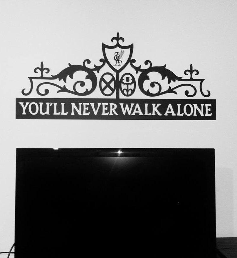 You'll Never Walk Alone wall sticker decal by ArtogText on Etsy